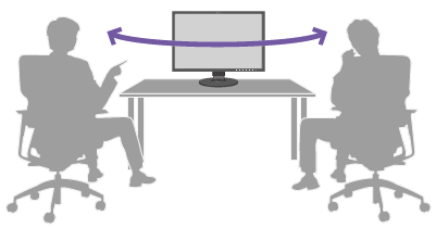 Wide Viewing Angles with IPS Panel 