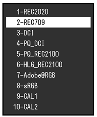 Broadcast and Cinema Presets