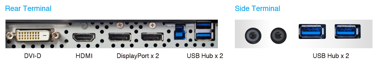 Rear Terminal and Side Terminal