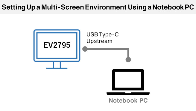 Cables needed for a dual monitor setup.