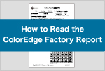 How to Read the ColorEdge Factory Report