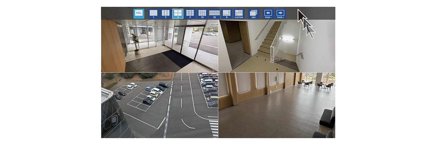 the screen displays the menu in an overlay