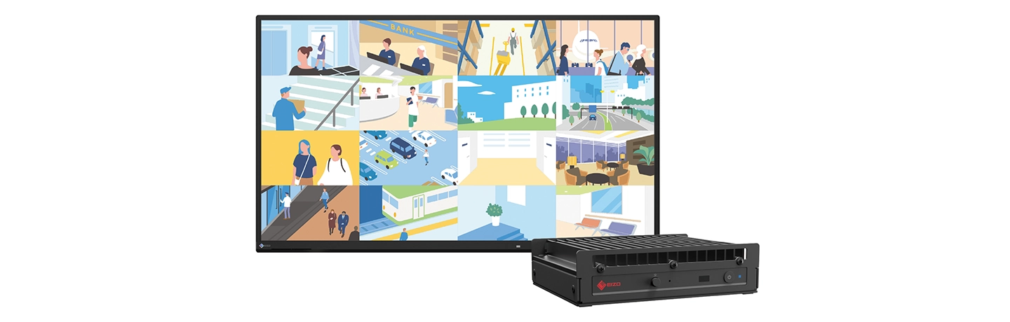 Register and Display Up to 16 Cameras Simultaneously