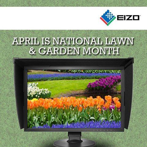 Happy Earth Day and also National Lawn & Garden Month! Here's a fun fact: Not only do our FlexScan monitors deliver optimal performance, but they also have eco-friendly features! Go green!
#EIZO #EarthDay